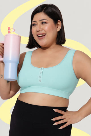 Cool Girl Nursing Bra - Aqua