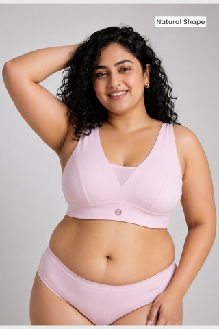 Natural Shape Modal Bra - Light Pink