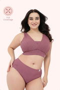 Sera Broad-Rib Bra - Blush