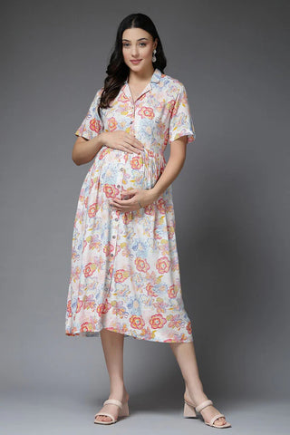 https://houseofzelena.com/collections/maternity-dresses/products/cream-maternity-fit-flare-zipless-feeding-dress