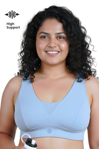 Fixed Padded Modal Maternity Bra with Support - Mist