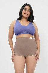 Pregnancy Panty – Over-the-Belly (Rib Textured) - Caramel