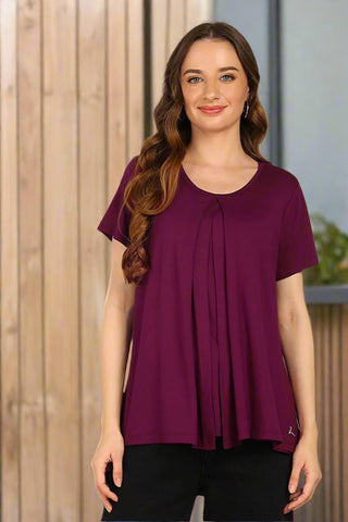 https://houseofzelena.com/collections/feeding-tops/products/burgundy-front-back-pleated-zipless-nursing-top