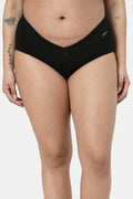 Modal C-Section Panty - Black
