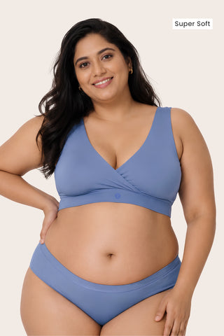 247 (Upgraded) Mist Modal Padded Maternity Feeding Bra