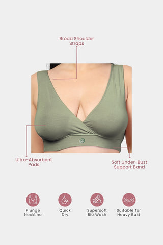 247 Pista Modal Padded Maternity Feeding Bra