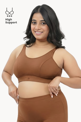 SecureFit Cotton Non-Padded Feeding Bra - Skin