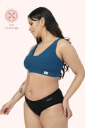 Sera Broad-Rib Bra - Airforce