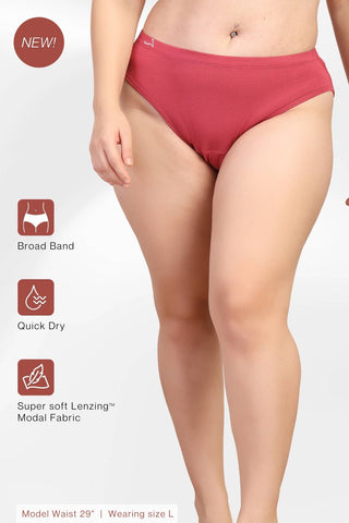 247 Rustic Red Maternity Panty (Pregnancy & Postpartum)