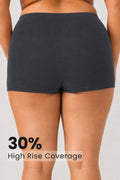 Pregnancy Panty – Over-the-Belly (Rib Textured) - Black
