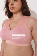 Sculpt & Lift Powermesh Bra - Paper Peach