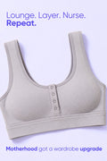 Cool Girl Nursing Bra - Grey