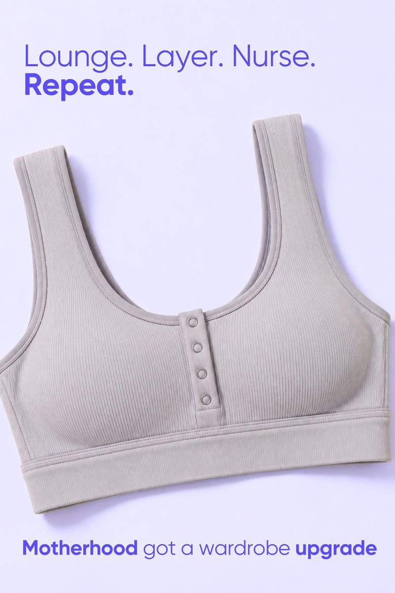Cool Girl Nursing Bra - Grey