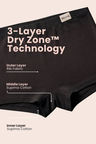 Pregnancy Cotton Panty (Pack of 3) (Skin, Rose Gold & Black)