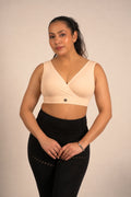 EasyMove non-padded Cotton Yoga Bra - Nude Almond