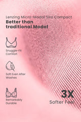 Sculpt & Lift Powermesh Bra - Paper Peach