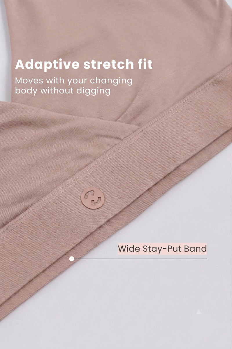 247 (Upgraded) Modal Padded Maternity Feeding Bra - Light Skin