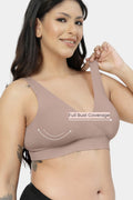 247 (Upgraded) Modal Padded Maternity Feeding Bra - Light Skin
