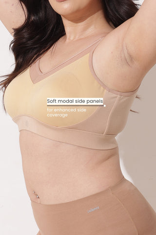 Sculpt & Lift Moulded Bra - Skin