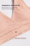 247 Cotton Non Padded Yoga Bra - Salmon