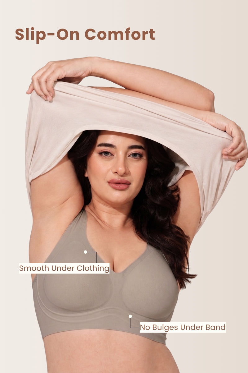 Sculpt & Lift Wave Edition Bra - Dune