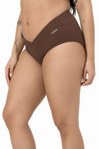 Modal C-Section Panty - Brown