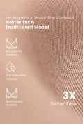 247 (Upgraded) Skin Color Modal Padded Maternity Feeding Bra