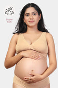 247 (Upgraded) Skin Color Modal Padded Maternity Feeding Bra