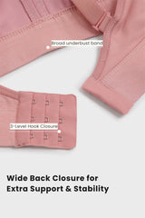 Sculpt & Lift Powermesh Bra - Paper Peach
