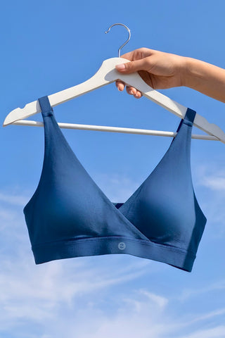 247 Extra Support Cotton Feeding Bra with Adjuster - Airforce