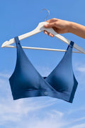 247 Extra Support Cotton Feeding Bra with Adjuster - Airforce