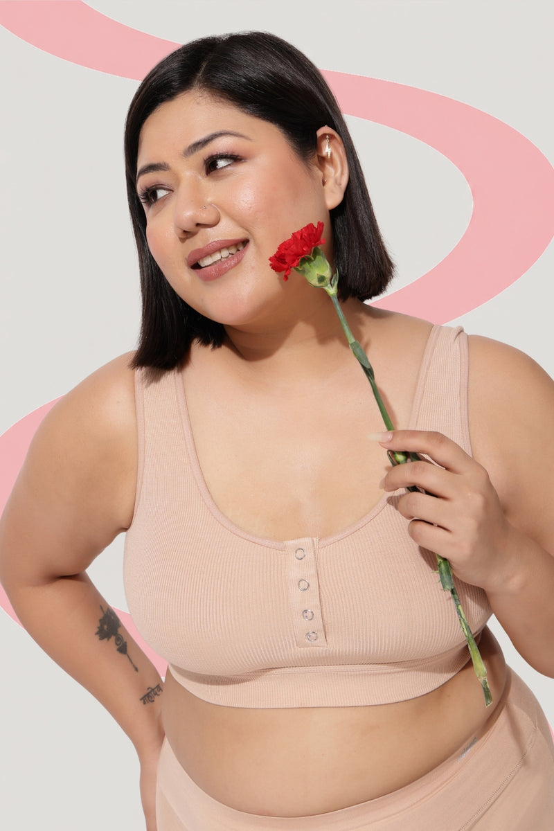 Cool Girl Nursing Bra - Skin