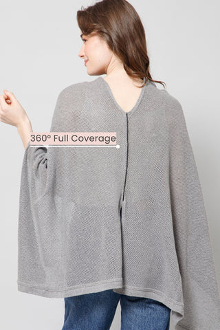 Graphite Grace Honeycomb Feeding & Nursing Cover