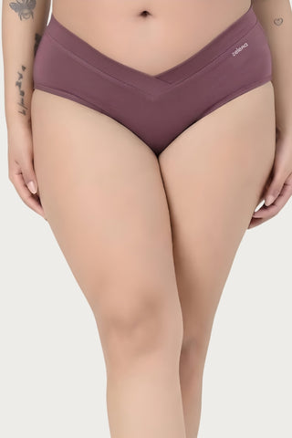 Modal C-Section Panty - Mauve