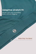 247 (Upgraded) Modal Padded Maternity Feeding Bra - Medium Teal
