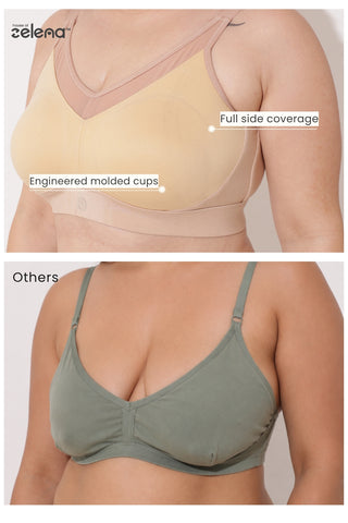 Sculpt & Lift Moulded Bra - Skin