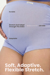 Pregnancy Panty – Over-the-Belly (Rib Textured) - Mist