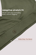 247 (Upgraded) Modal Padded Maternity Feeding Bra - Sage Green