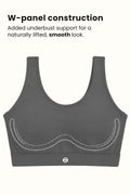 Sculpt & Lift Cotton Sports Bra - Grey