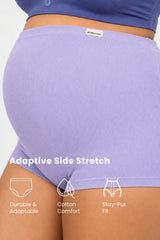 Pregnancy Panty – Over-the-Belly (Rib Textured) - Mist