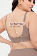 Riva Fine-Rib Cotton Feeding Bra - Dark Skin