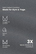 Sculpt & Lift Cotton Sports Bra - Grey