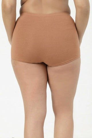 Cotton Cut & Sew High Rise Boy Short - Dark skin