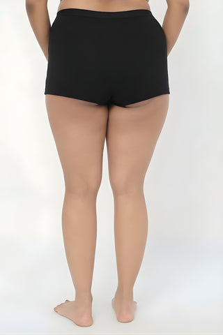 Pregnancy Cotton Panty (Pack of 3) (Skin, Rose Gold & Black)