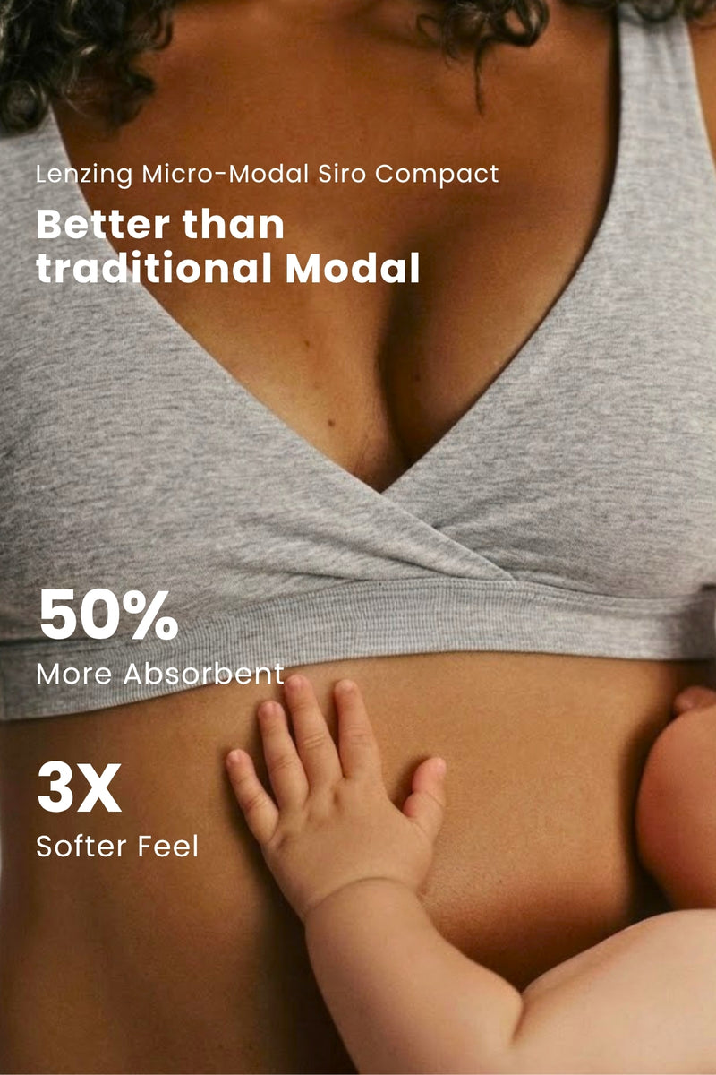 247 (Upgraded) Plumwine Modal Padded Maternity Feeding Bra