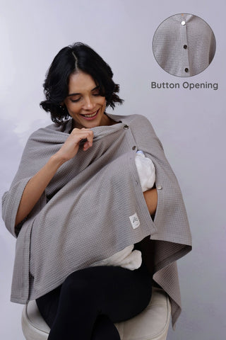 Maternity Amara Nursing Cover - Grey