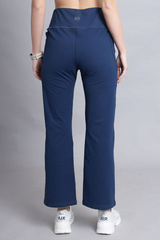High Waisted Gentle Compression Navy Blue Pant (Postpartum)