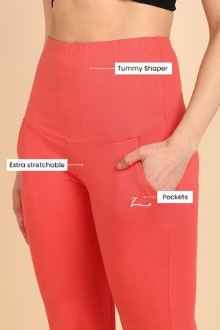 247 Zactive™ Coral Maternity Trouser (Pregnancy & Postpartum)