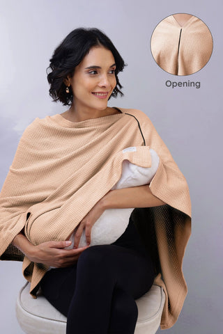 Maternity Elena Nursing Cover - Champagne