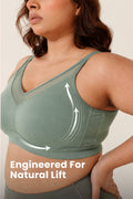 Sculpt & Lift Moulded Bra - Sage Green